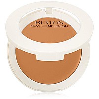 Foundation by Revlon, New Complexion One-Step Face Makeup, Longwear Light Coverage with Matte Finish, SPF 15, Cream to Powder Formula, Oil Free, Tender Peach, 0.35 Oz