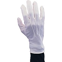 Stretch Nylon White Santa gloves