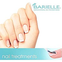 Barielle Clearly Noticeable Nail Thickener, Top Coat Instantly Thickens Nails Up To 50%, Perfect for Damaged Nails, Quick-Drying, Heals Cracked, Split, or Peeling Nails, Promotes Nail Growth.5 Ounce