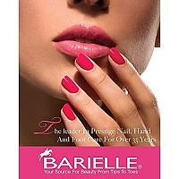 Barielle Clearly Noticeable Nail Thickener, Top Coat Instantly Thickens Nails Up To 50%, Perfect for Damaged Nails, Quick-Drying, Heals Cracked, Split, or Peeling Nails, Promotes Nail Growth.5 Ounce