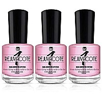 duri Rejuvacote 1 Nail Growth System - Original Maximum Strength Formula - Nail Strengthener and Nail Growth - Base and Top Coat - Pack of 3-0.45 fl. oz.