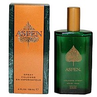 Aspen Cologne Spray, Vegan Formula, Cologne Spray, Woody Spicy Scent, 118 ml (4oz)