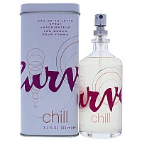 Curve Chill Eau De Toilette Spray for Women, 3.4oz