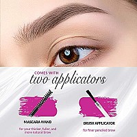 Model in a Bottle Eyebrow Sealer with Mascara and brush applicator for flawless eyebrows all day