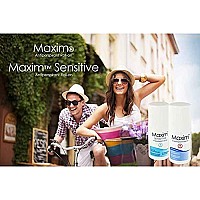 Maxim Sensitive Clinical Strength Antiperspirant for Women and Men. Blocks Sweat up to 7 days per application. Effective Clinical Antiperspirant for Sweat & Odor, Maxim Antiperspirant Roll-On, 1 Pack, 1 Fl Oz, Sensitive