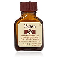 Bigen Hair Coor 58- Black Brown Noir Naturel, 0.21 oz