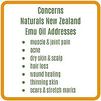 Naturals New Zealand Emu Oil Pure Premium Golden 4 Ounces