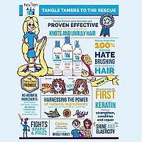 Fairy Tales Tangle Tamer Super Charge Detangling Shampoo For Kids - Paraben Free, Sulfate Free, Gluten Free, Nut Free - 12 Oz