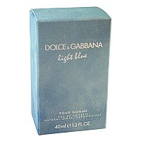 Dolce & Gabbana (DOPG8) Light Blue Pour Homme | Eau de Toilette Spray by Dolce & Gabbana | Fragrance for Men | Fresh Aromatic Mediterranean Scent | 40 mL / 1.3 oz