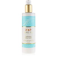 PURE FIJI Hydrating Body Lotion - Moisturizing Organic Body Lotion, White Gingerlily, 12 oz