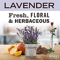 Mrs. Meyer's Hand Soap Refill, Made with Essential Oils, Biodegradable Formula, Lavender, 33 fl. oz