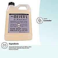 Mrs. Meyer's Hand Soap Refill, Made with Essential Oils, Biodegradable Formula, Lavender, 33 fl. oz