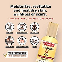 De La Cruz Vitamin E Oil for Skin, 15,000 IU - No Preservatives, Artificial Colors or Fragrances, Made in USA, 2.2 FL. OZ.