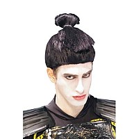 Forum Novelties Mens Sumo Wrestler Asian Warrior gothic costume Wig, Black, One Size