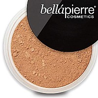 Bellapierre Mineral Foundation Spf 15 Loose Finishing Powder | All-Natural Vegan & Cruelty Free Full Coverage Concealer | Hypoallergenic & Safe For All Skin Types | Oil & Talc Free - 0.32 Oz Caf