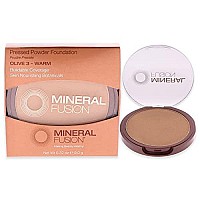 Mineral Fusion Pressed Powder Foundation, Olive 3 - 0.32Oz Ea