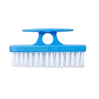 Superio Nail Brush cleaner with Handle - Durable Brush Scrubber To clean Toes, Fingernails, Hand Scrubber All Surface cleaning, Blue Heavy Duty Scrub Brush Stiff Bristles, Easy To Hold