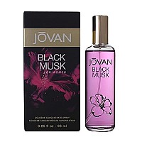 Jovan Black Must Cologne Spray, 3.25 Fl Oz