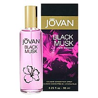 Jovan Black Must Cologne Spray, 3.25 Fl Oz