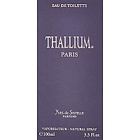 Yves De Sistelle Thallium For Men 3.3 Ounce Edt Sp