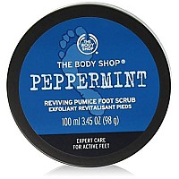 The Body Shop Peppermint Reviving Pumice Exfoliating Foot Scrub, 100ml