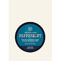 The Body Shop Peppermint Reviving Pumice Exfoliating Foot Scrub, 100ml