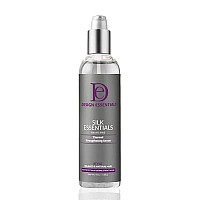 Design Essentials Silk Essentials Thermal Strengthening Serum, for Salon Perfect Weightless Thermal Styles, 4 FL Oz, Clear