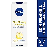 NIVEA Skin Firming and Toning Body Gel Cream with Q10, Firming Body Cream, Moisturizing Skin Cream, 6.7 Oz Tube