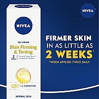 NIVEA Skin Firming and Toning Body Gel Cream with Q10, Firming Body Cream, Moisturizing Skin Cream, 6.7 Oz Tube