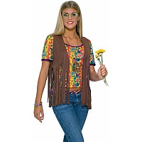 Sexy Hippie costume Vest Female Standard