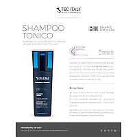 Tec Italy Shampoo Tonico fortifying for volume and resistance 10.1 oz