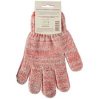 EcoTools Bath & Shower Gloves, Recycled Netting, Exfoliating, Gentle Cleansing for Whole Body, Fits All Hands, Green, 1 Pair