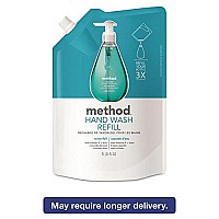 Method Gel Hand Wash Refill Pouch, Waterfall, 34 Ounce