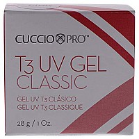 Cuccio Pro T3 UV Gel - Pink - 1 Oz - Easy Application