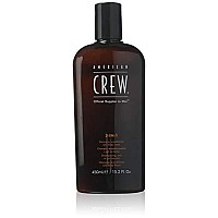 Shampoo, Conditioner & Body Wash for Men by American Crew, 3-in-1, 15.2 Fl Oz