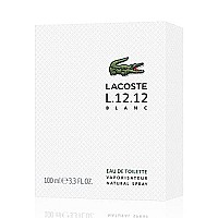 Lacoste L.12.12 Blanc 3.3 Fl Oz Eau de