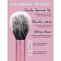 Real Techniques Travel Essentials Makeup Brush Kit, Makeup Brushes, Perfect For On The Go, Multicolored, Vegan Synthetic Makeup Brush Bristles, 4 Piece Set