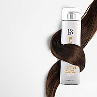 GK HAIR Global Keratin Balancing Conditioner (33.8 Fl Oz/1000ml) For Oily & Color Treated Hair Daily Use After Shampoo Conditioning Deep Cleanser & Impurities Remover Restores pH Levels