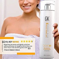 GK HAIR Global Keratin Balancing Conditioner (33.8 Fl Oz/1000ml) For Oily & Color Treated Hair Daily Use After Shampoo Conditioning Deep Cleanser & Impurities Remover Restores pH Levels