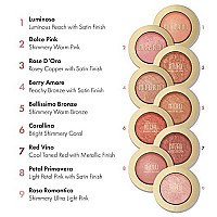 Milani Baked Blush - Dolce Pink (0.12 Ounce) Cruelty-Free Powder Blush - Shape, Contour & Highlight Face for a Shimmery or Matte Finish