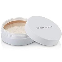 Sheer Cover Perfect Shade Mineral Foundation, Medium Shade, Patented Pigments, Trueshade Technology For Color Match, Contains Antioxidants And Botanicals, Free Foundation Brush, 4Gms