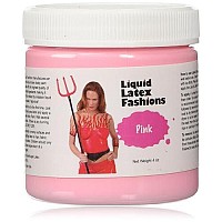 Pink 4 Oz - Liquid Latex Body Paint, Ammonia Free No Odor, Easy On and Off, Cosplay Makeup, Creates Professional Monster, Zombie Arts