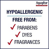 Aquaphor Healing Ointment Moisturizing Skin Protectant For Dry Cracked Hands Heels And Elbows Use After Hand Washing Oz Jar, Ba, Fragrance Free, 14 Ounce