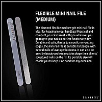 Diamancel Luxury Diamond Nail File - #2 Medium Grit - For Most Average Thickness Fingernails (Travel Size)