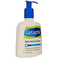 Cetaphil Daily Facial Cleanser, Normal To Oily Skin - 8 Fl Oz (Pack Of 2)