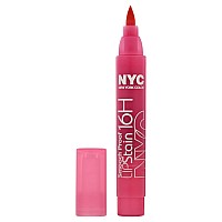 NYc New York color Smooch Proof Lip Stain, Persistent Pink, 01 Fluid Ounce