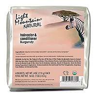 LIGHT MOUNTAIN Natural Hair Color Bulk - Burgundy, 1 Pound, 16 Ounce (900552)