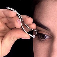 Preo Prima Shogyo Japanese Partial Eyelash Curler, Inner Corner/Outer Corner Precision Lash Curl Up Tool, Made in Japan (Included 6 Replacement Rubber) C-2000