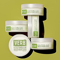 Verb Sculpting Clay -Flexible Hold and Subtle Shine -Texturizing Pomade for Wet or Dry Hair -Medium Hold Hair Clay, 2 oz