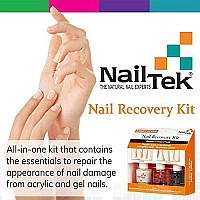 Nail Tek Nail Recovery Kit, Cuticle Oil, Strengthener, Ridge Filler - Restore Damaged Nails in 3 Steps